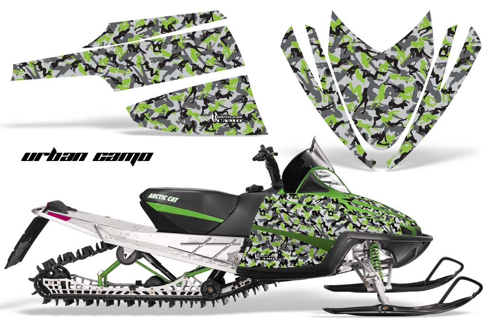 Arctic Cat M Series Graphics Kit URBANCAMO GREEN